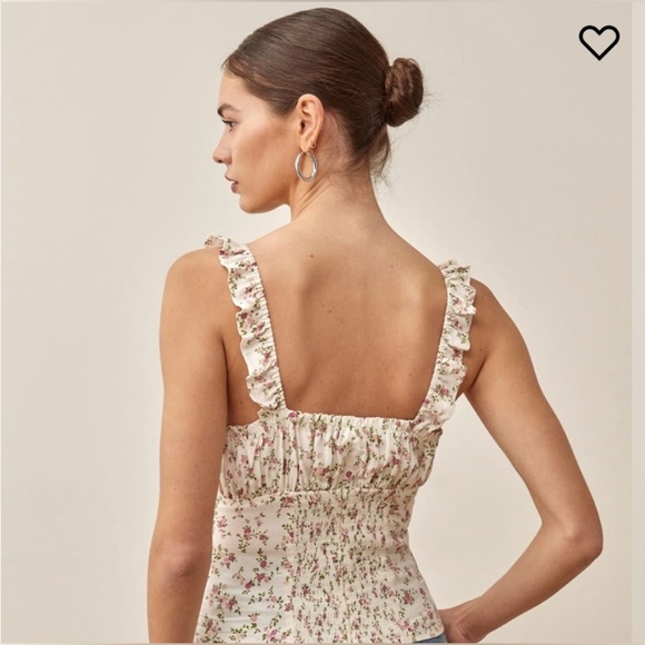 Reformation Cortese Tank Top Size 12 - Picture 2 of 10